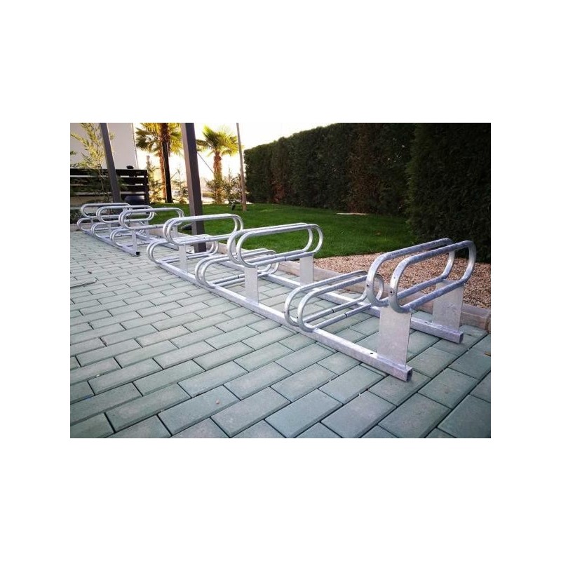 Aparcabicicletas 6 plazas a diferentes alturas (Galvanizado)