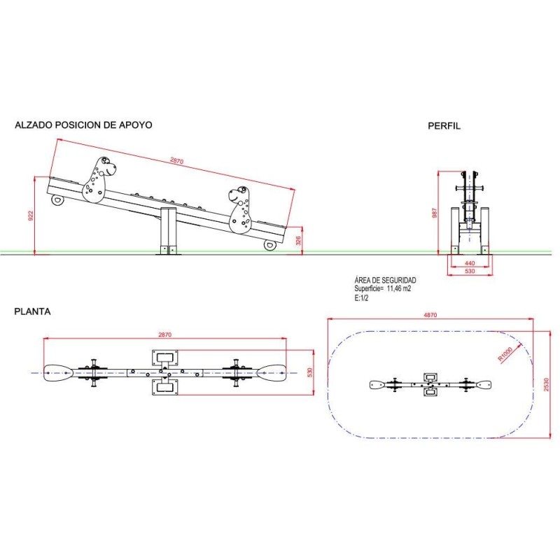 Balancín sube y baja DIPLO