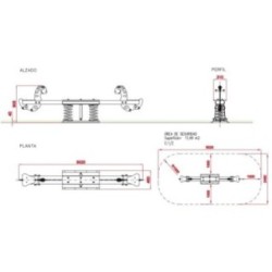 Balancín sube y baja SAURUS