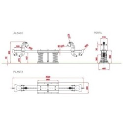 Balancín sube y baja SAURUS
