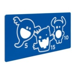 Painel de jogos Score Table com postes de madeira