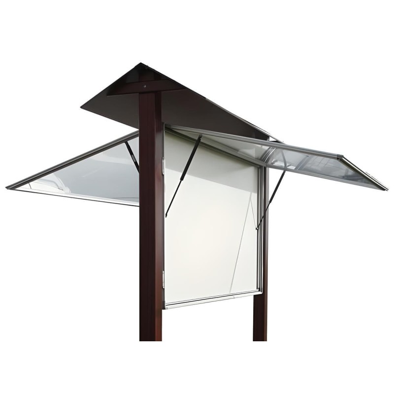 Panel informativo de madera 2 caras