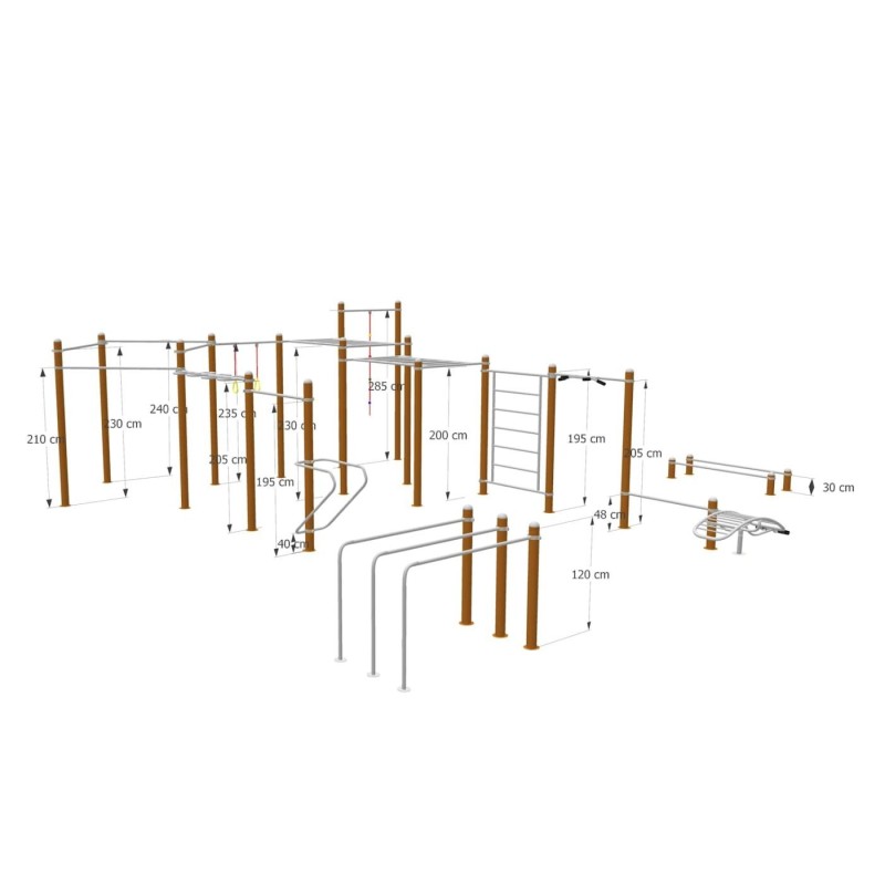 Parque de Calistenia Street Workout NT177G