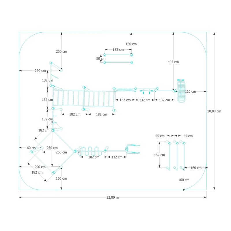 Parque de Calistenia Street Workout NT177G
