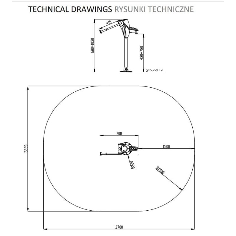Parque infantil agua módulo bomba de água