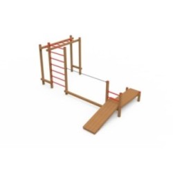 Parque de escalada, equilibrio y abdominales SALONICA