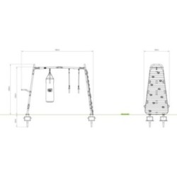 Parque EXIT GetSet monkeybar MB220