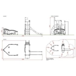 Parque infantil adaptado BARCO EXPLORADOR