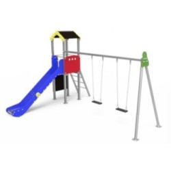 Parque infantil ARAN com baloiço duplo