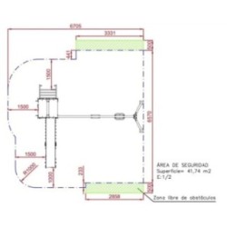 Parque infantil ARAN com baloiço duplo