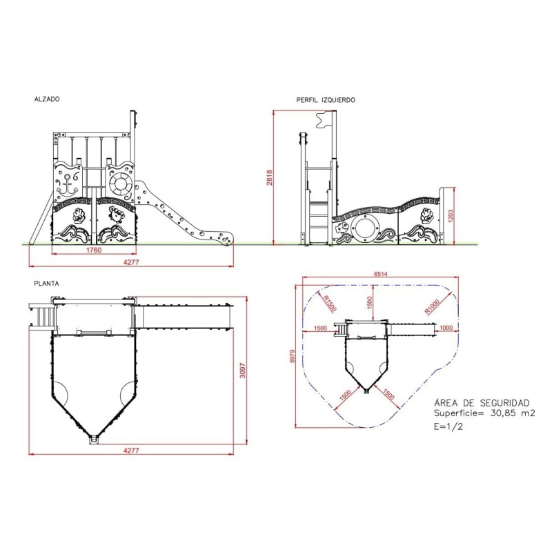 Parque infantil BARCO BALEEIRO