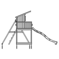 Parque infantil Masgames Beach Hut XL + Columpio