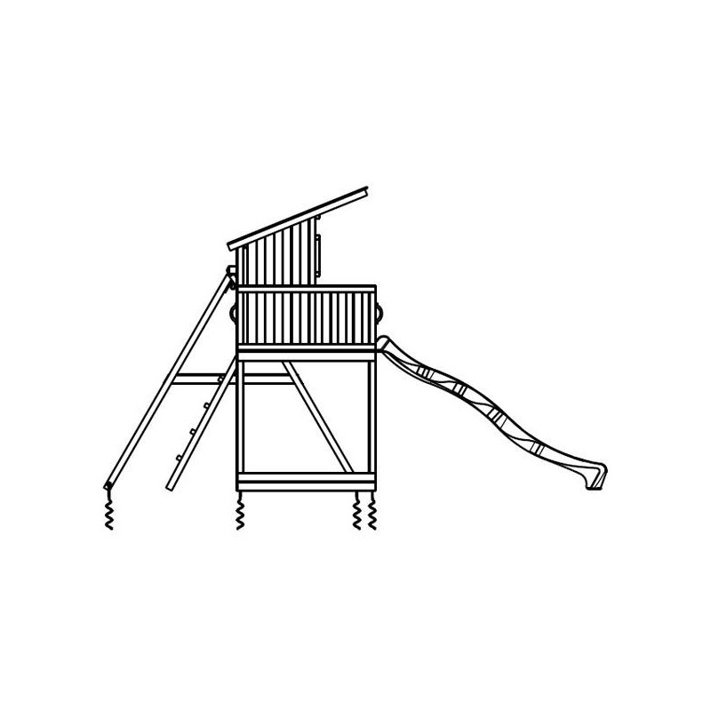 Parque infantil Masgames Beach Hut XL + Columpio