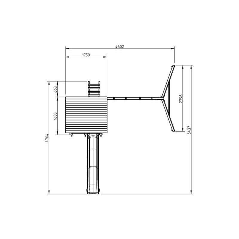 Parque infantil Masgames Beach Hut XL + Columpio