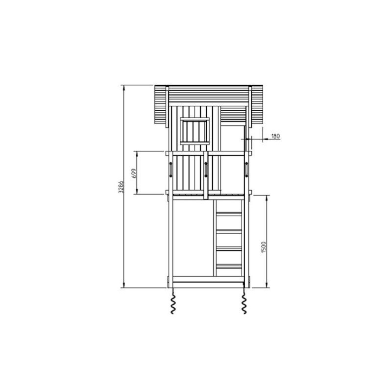 Parque infantil Masgames Beach Hut XL + Columpio