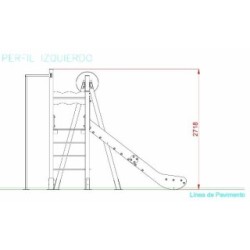 Parc infantil BEISBOL amb gronxador doble