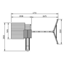 Parque infantil Masgames Lookout M + Columpio