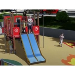 Parque infantil CAMIÓN DE BOMBEROS