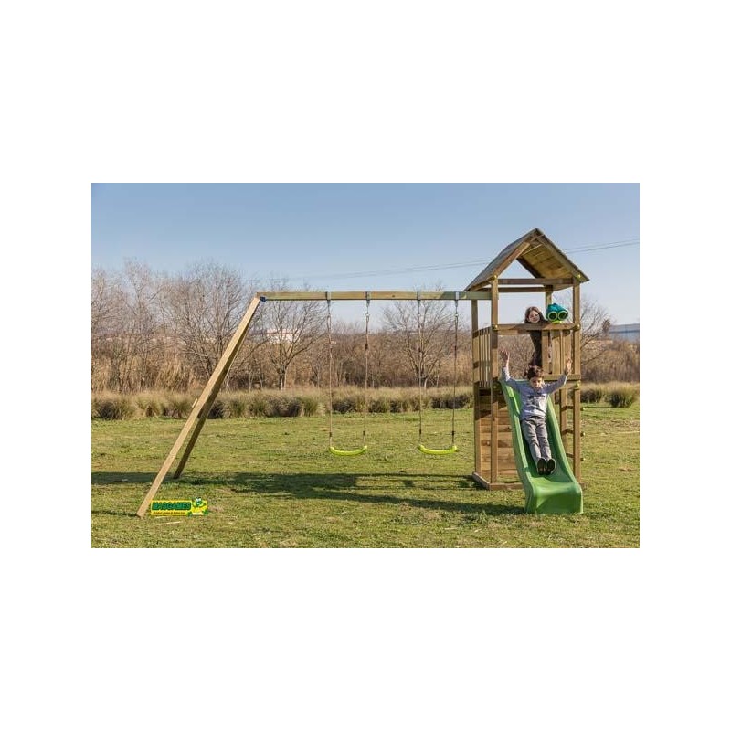 Parque infantil Masgames Canigó L + Columpio