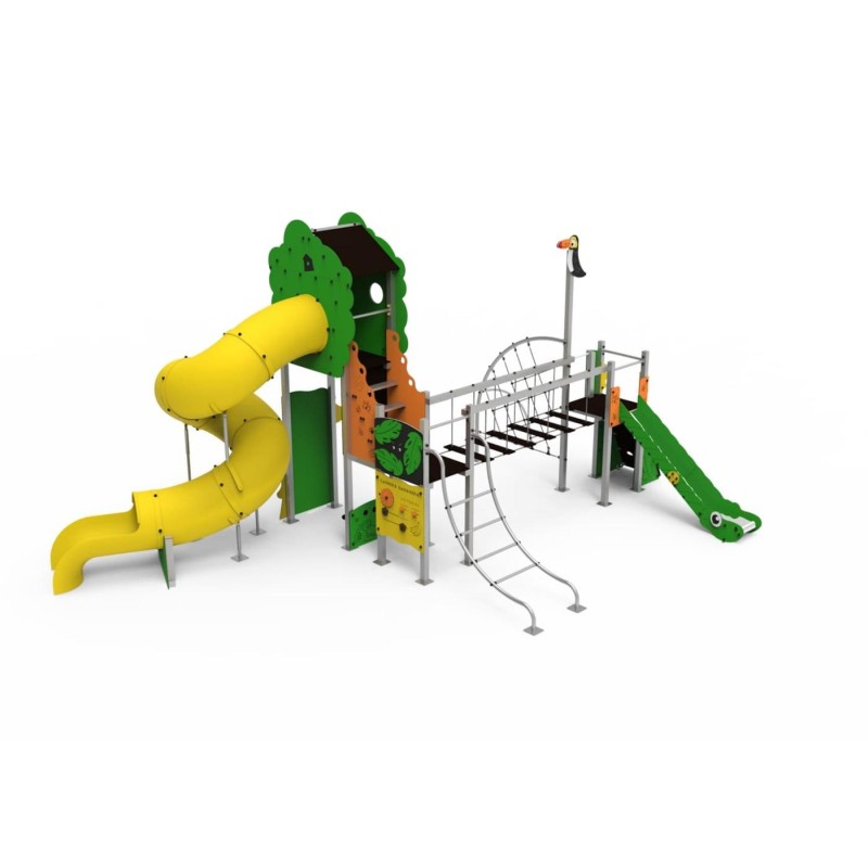 Parque infantil la casa del árbol de Tarzán