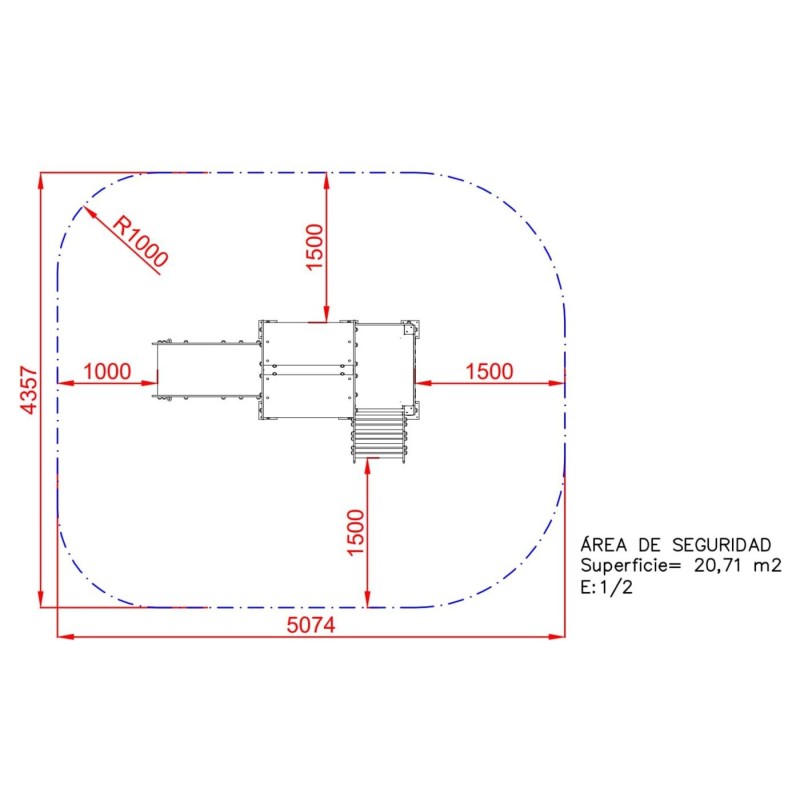 Parque infantil CASITA ELEVADA BASILEA