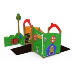 Parque infantil VILLA RATÓN casita inclusiva