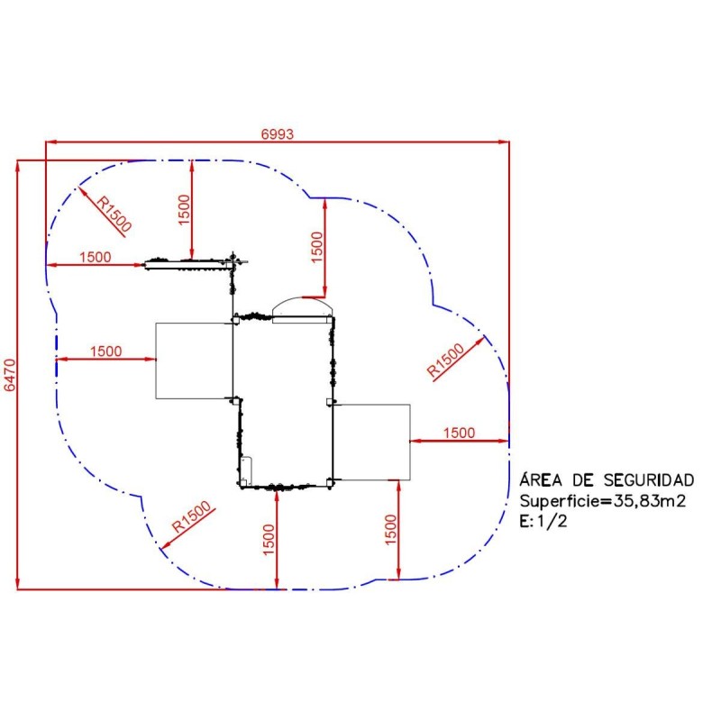 Parque infantil VILLA RATÓN casita inclusiva