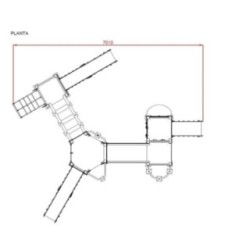 Parque Infantil Castillo WARWICK