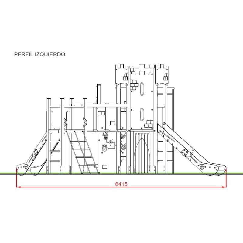 Parque Infantil Castillo WARWICK