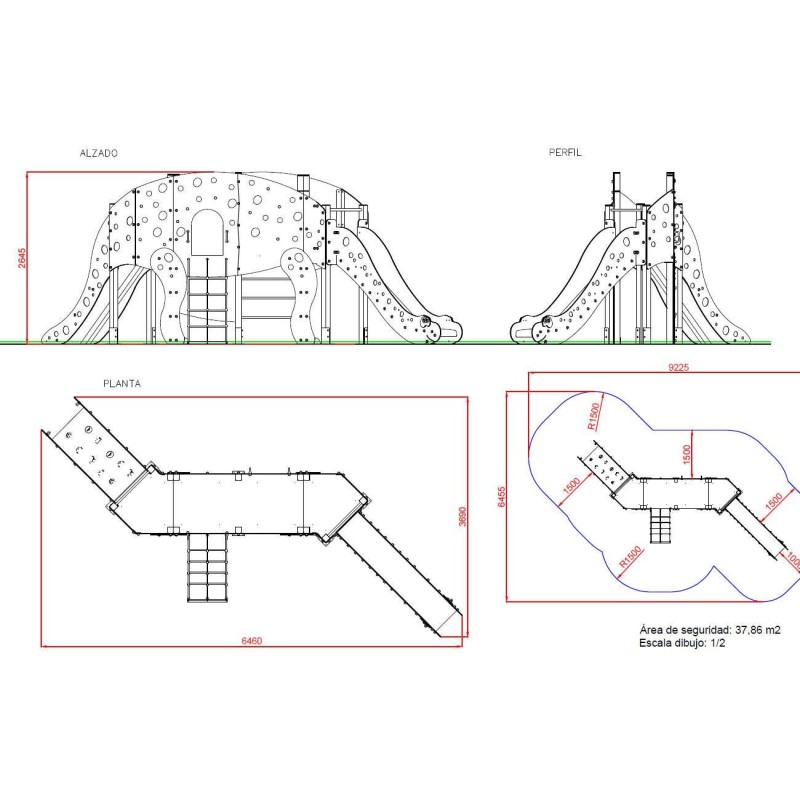 Parque infantil DIPLODOCUS