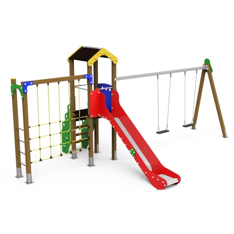 Parque infantil DUBAI com baloiço duplo