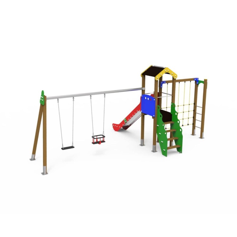 Parque infantil DUBAI com baloiço duplo