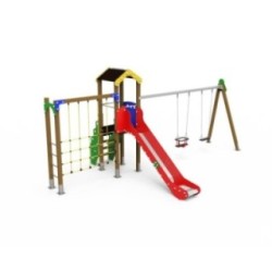 Parque infantil DUBAI com baloiço duplo