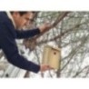 Caja nido para pájaros de madera tratada MASGAMES SPARROW