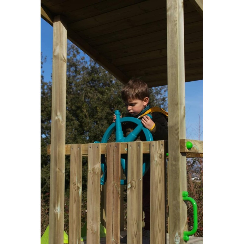 Parque infantil Masgames Nautilus L con pared de escalada