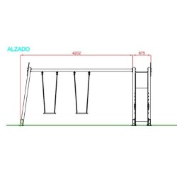 Parque infantil GARUA duplo