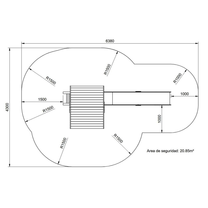 Parque infantil MASGAMES PYXIS Inox
