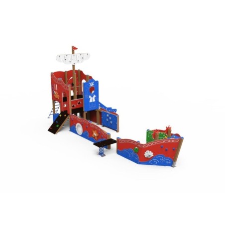 Parque infantil inclusivo Barco Barbarroja