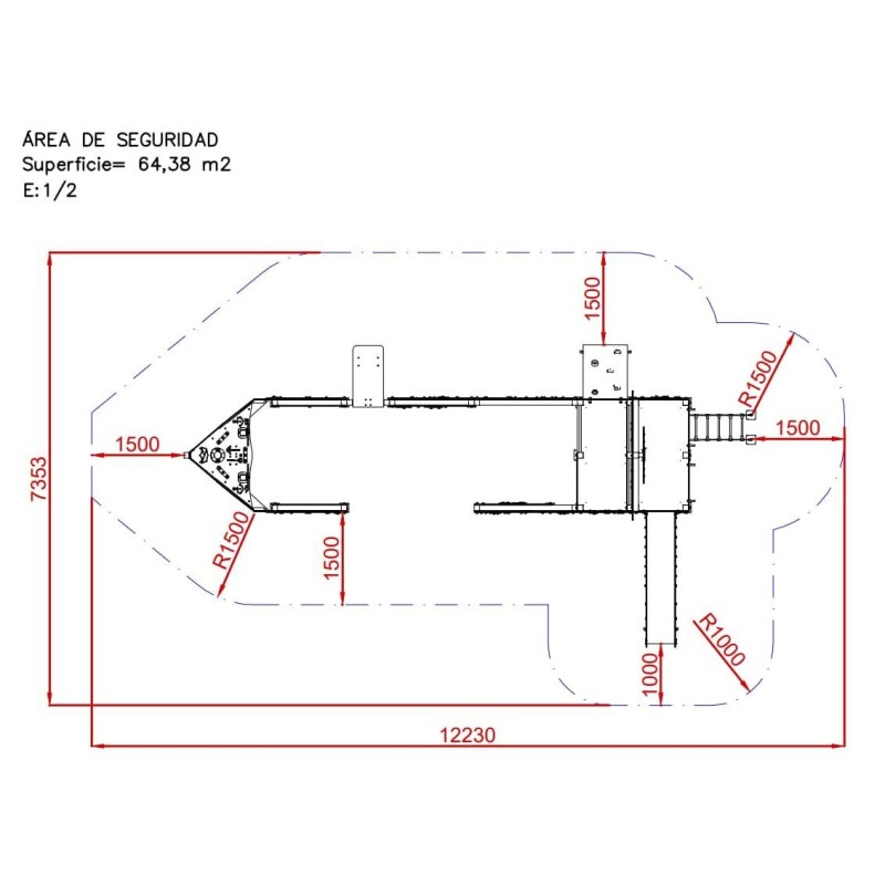 Parque infantil inclusivo Barco Barbarroja