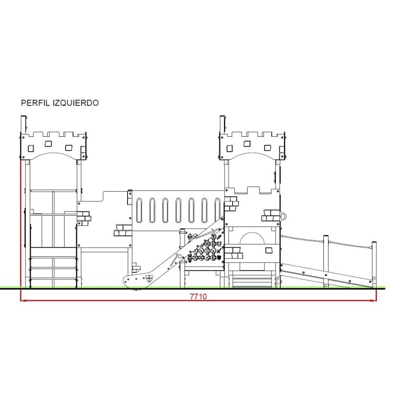 Parque Infantil Castilo ELTZ