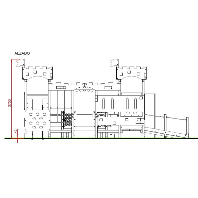Parque Infantil Castilo ELTZ