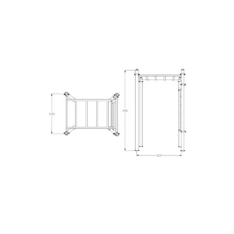 Espaldera / Escalera (Fuerza / Rapidez)