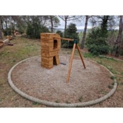 Parque Letra gigante pintada MASGAMES ALPHAPLAY tobogán