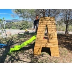 Parc lletra gegant pintada MASGAMES ALPHAPLAY tobogan