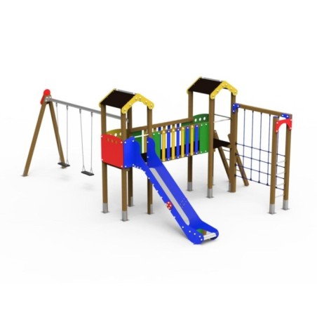 Parque infantil LIMA con columpio doble