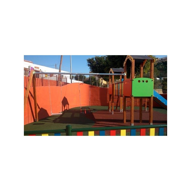 Parque infantil LIMA con columpio doble