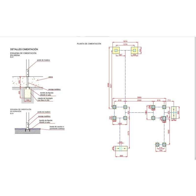 Parque infantil LIMA con columpio doble
