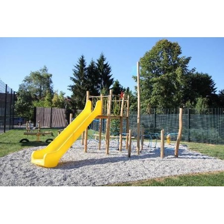 Parque infantil madeira natural Barco Viquingue