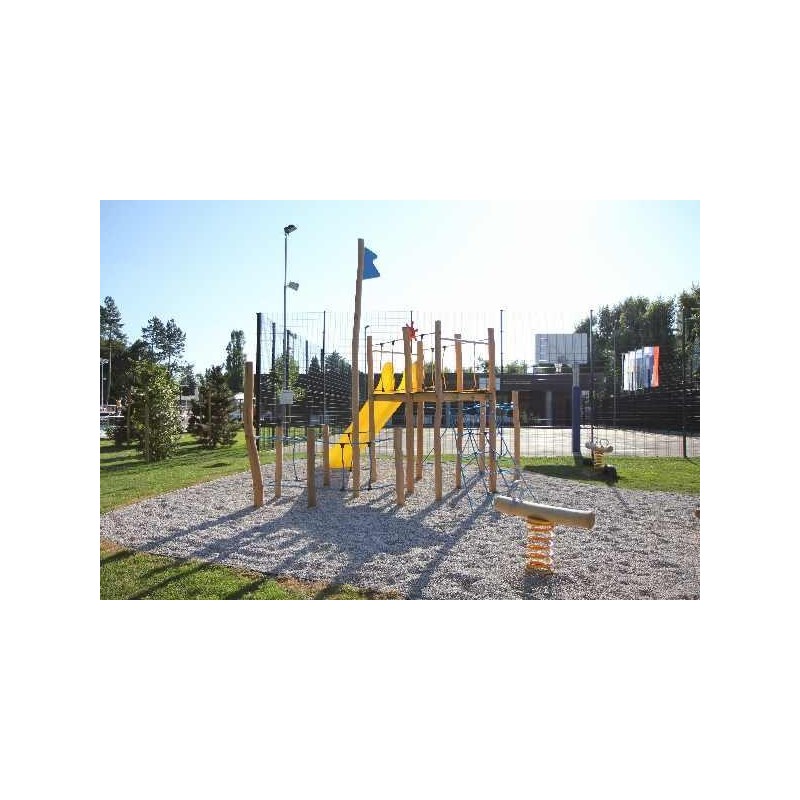 Parque infantil madeira natural Barco Viquingue