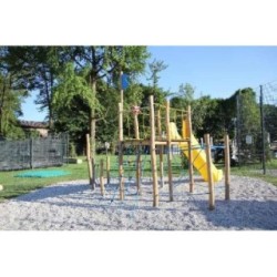 Parque infantil madeira natural Barco Viquingue